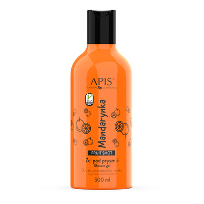 Apis Fruit Shot Żel pod Prysznic z Ekstraktem z Liofilizowanych Mandarynek dla każdego Rodzaju Skóry 500ml