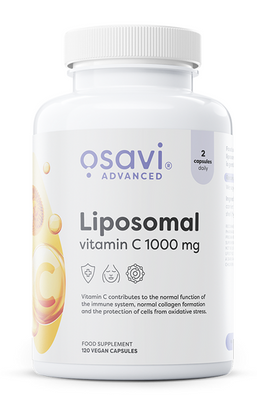 Osavi Witamina C Liposomalna 1000mg 120 kapsułek na Wsparcie Odporności