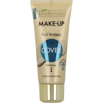 Bielenda Make-Up Academie Perfect Cover Fluid Podkład Kryjący 02 Beige 30g
