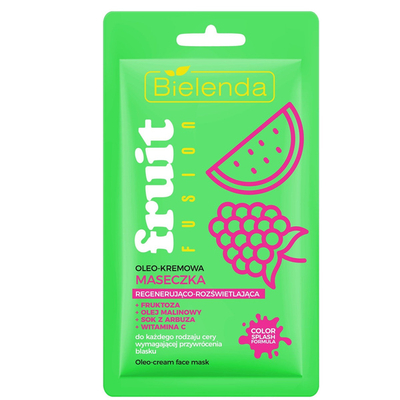 Bielenda Fruit Fusion Oleo Regenerująco-Rozjaśniająca Maseczka w Kremie 8g