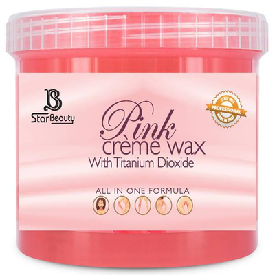 Star Beauty Professional Pink Kremowy Wosk do Depilacji Ciała z Dwutlenkiem Tytanu 450ml