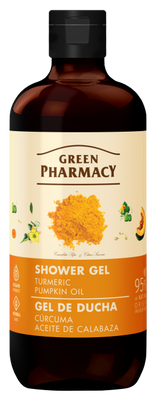 Green Pharmacy Żel pod Prysznic Kurkuma i Olejek Dyniowy 500ml