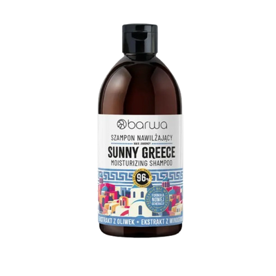Barwa Hair Journey Sunny Greece Nawilżający Szampon dla Włosów Suchych i Łamliwych 380ml