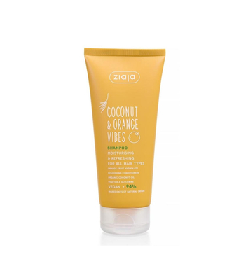 Ziaja Coconut & Orange Vibes Nawilżająco-Odświeżający Szampon dla Włosów Suchych i Łamliwych 200ml