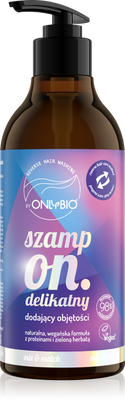 OnlyBio Reverse Washing Szampon Delikatny Dodający Objętości 400ml