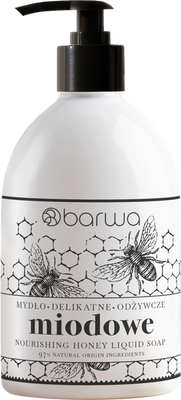 Barwa Pure Calm Odżywcze Miodowe Mydło w Płynie dla Skóry Suchej 450ml