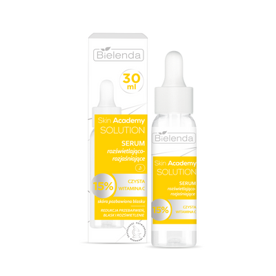 Bielenda Skin Academy Solution Serum Rozświetlająco- Rozjaśniające 15% Czystej Witaminy C 30ml