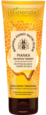 Bielenda Manuka Honey Nutri Elixir Oczyszczająca Pianka do Mycia Twarzy 175ml