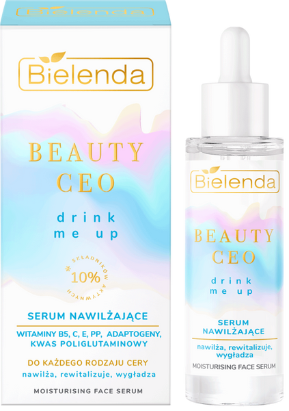 Bielenda Beauty Ceo Drink Me Up Nawilżające Serum dla Każdego Rodzaju Cery 30ml Best Before 28.02.25