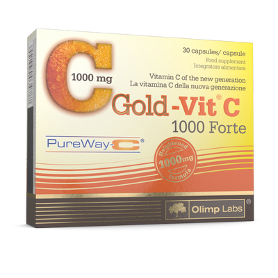 Olimp Gold - Vit C 1000 Forte Witamina C Nowej Generacji 30 Kapsułek 