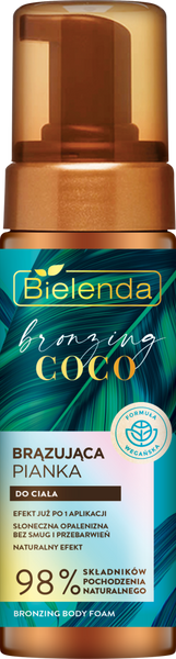 Bielenda Bronzing Coco Brązująca Pianka do Ciała 150ml Best Before 31.03.25