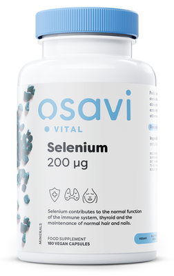 Osavi Selen 200mcg 180 kapsułek na włosy i paznokcie