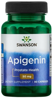 Swanson Apigenin 50mg Wspiera Zdrowie Układu Nerwowego i Prostaty 90 Kapsułek
