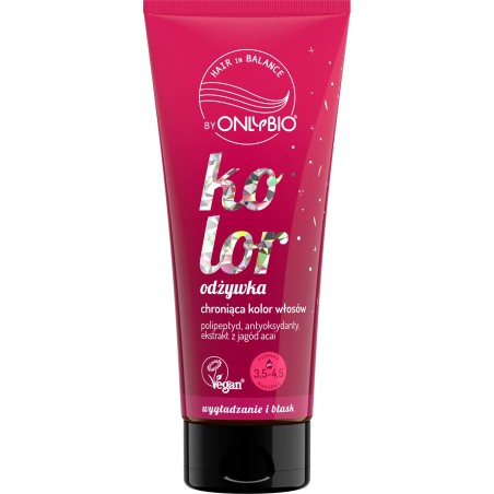 OnlyBio Hair in Balance Kolor Odżywka Wygładzająco-Ochraniająca Kolor 200ml