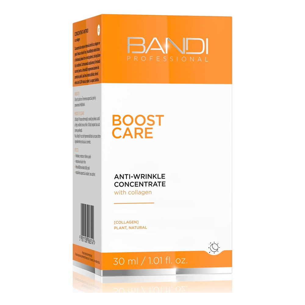 Bandi Professional Boost Care Koncentrat Przeciwzmarszczkowy z Kolagenem dla Każdego Rodzaju Cery 30ml