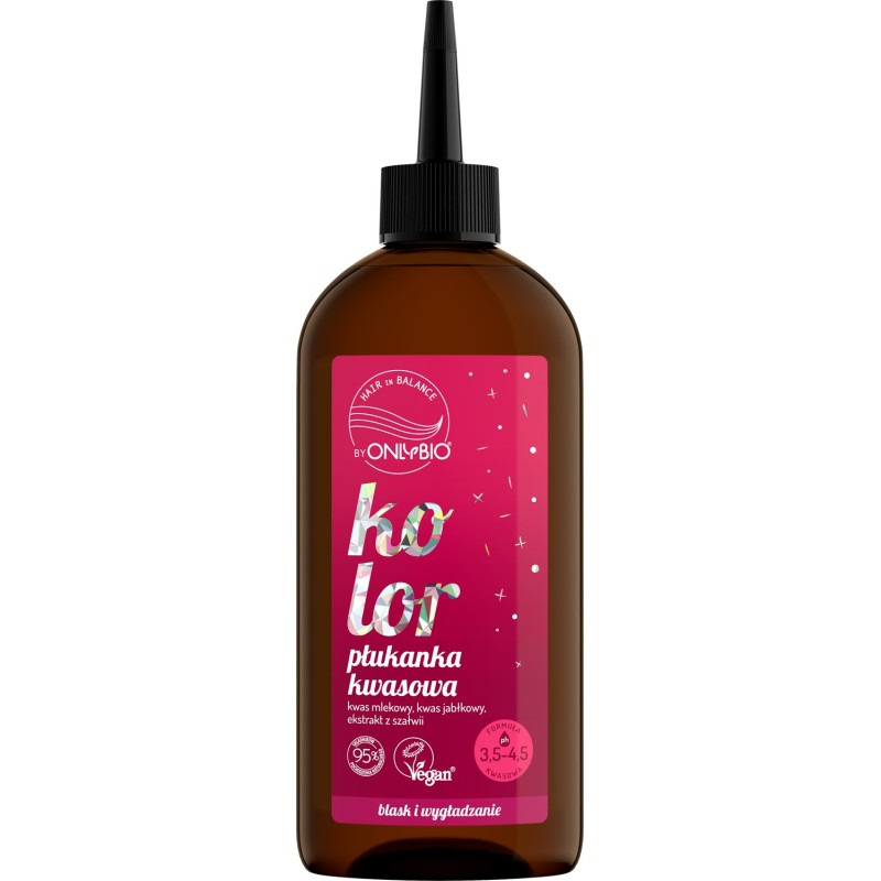 OnlyBio Hair in Balance Kolor Płukanka Kwasowa do Włosów 300ml