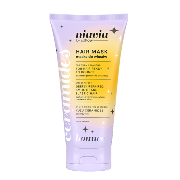 Niuviu Bounce Maska do Włosów Kręconych Fale Loki 200ml