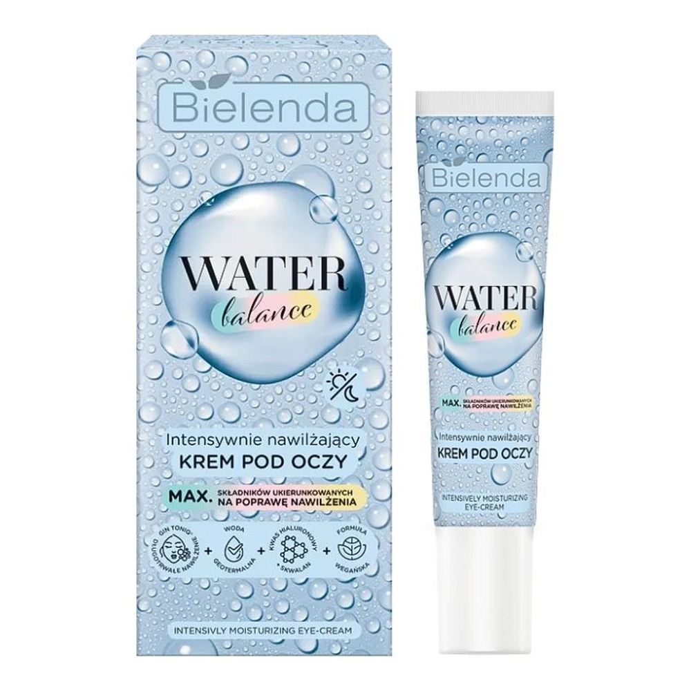 Bielenda Water Balance Intensywnie Nawilżający Krem pod Oczy Vegan 15ml
