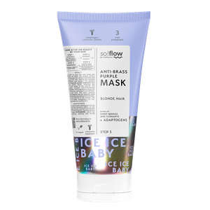 So!Flow Fioletowa Maska Ochładzająca Żółte Tony dla Włosów Blond 200ml