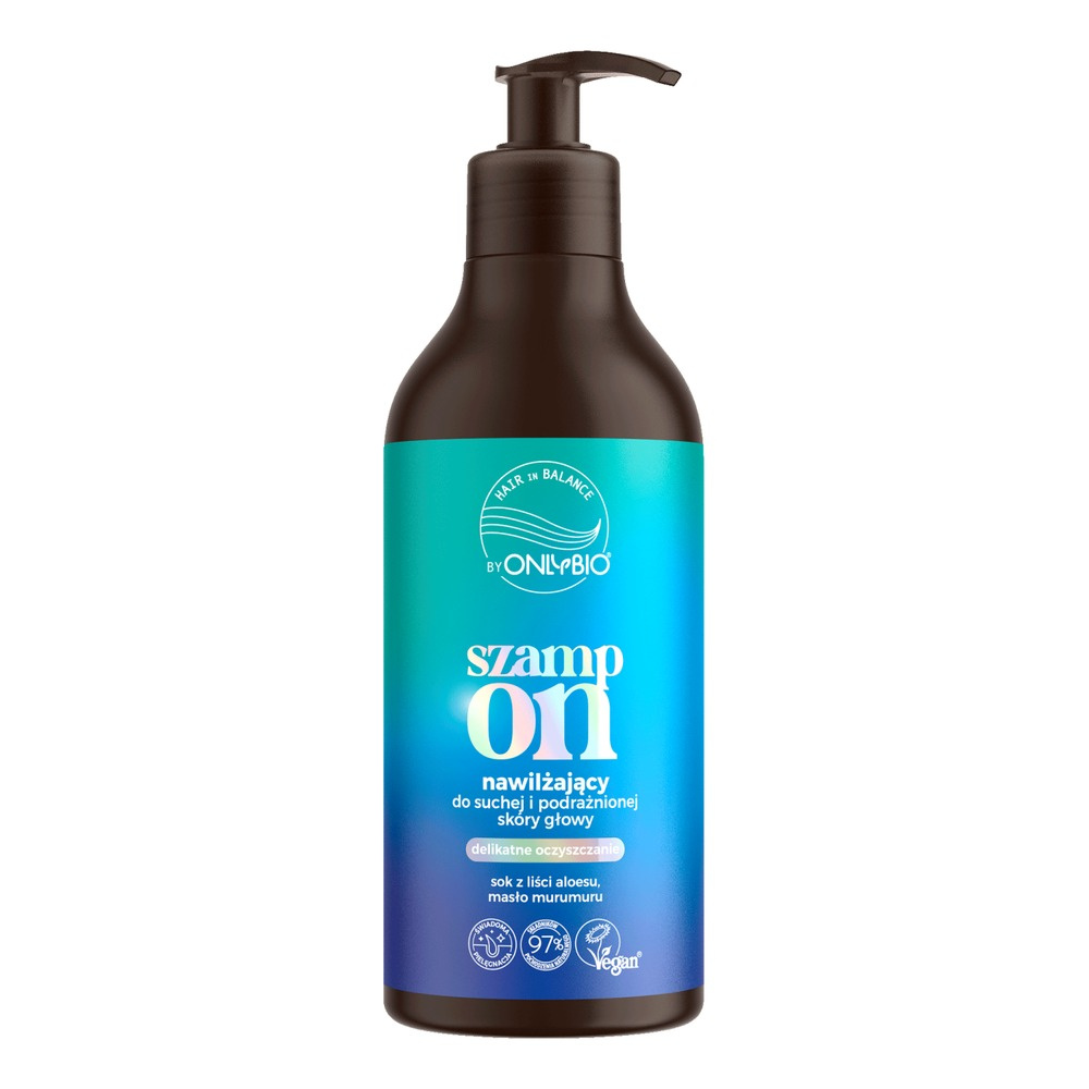 OnlyBio Hair Balance Szampon Nawilżający do Suchej i Podrażnionej Skóry Głowy 400ml