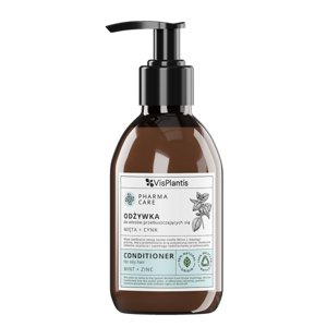 Vis Plantis Pharma Care Mięta + Cynk Odżywka dla Włosów Przetłuszczających się 300ml