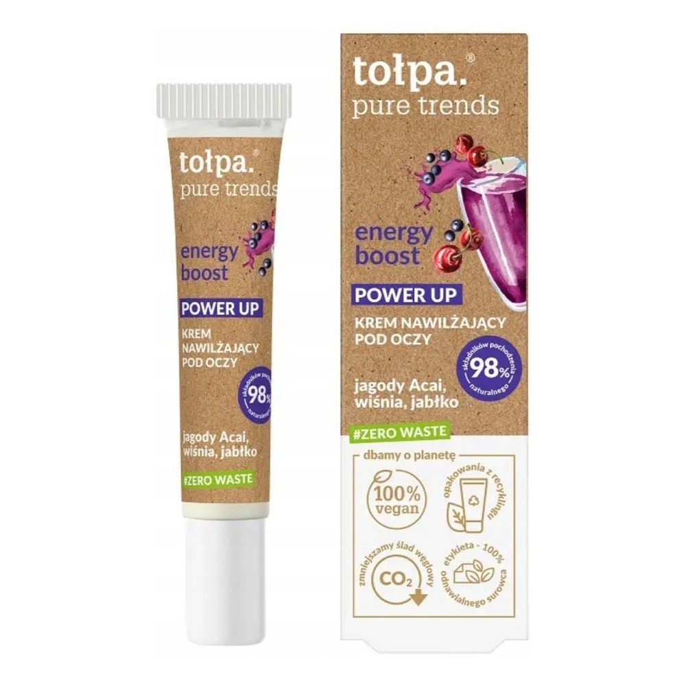 Tolpa Pure Trends Energy Boost Energetyzujący Krem pod Oczy Nawilżenie i Pielęgnacja przeciw Zmęczeniu 15ml