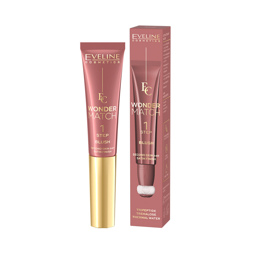 Eveline Wonder Match 1 Step róż w kremie satynowe wykończenie 14 ml