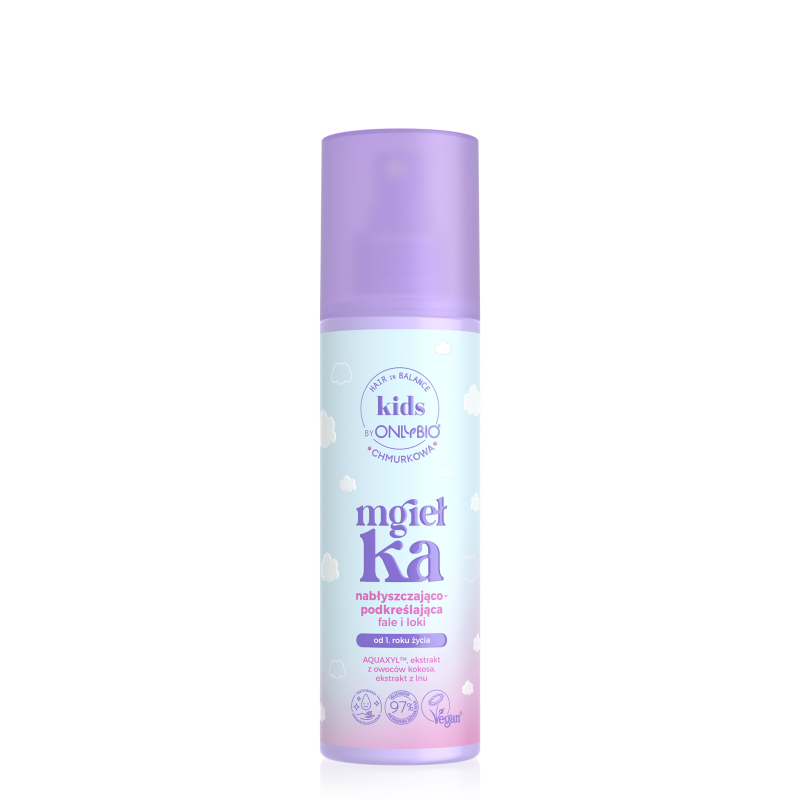 OnlyBio Hair in Balance Kids Chmurkowa Mgiełka Nabłyszczająco-Podkreślająca Fale i Loki 200ml