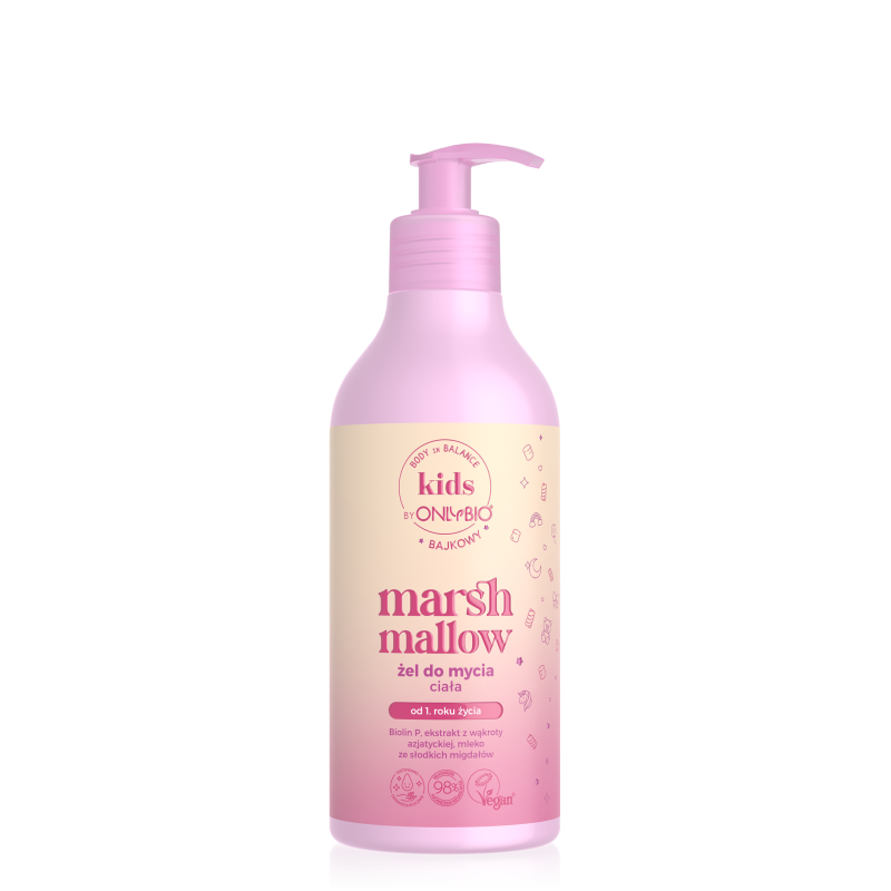 OnlyBio Body in Balance Kids Marshmallow Żel do Mycia Ciała 400ml