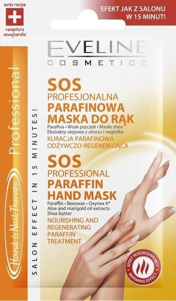 Eveline SOS Professional Maseczka Parafinowa do Rąk i Paznokci 7ml