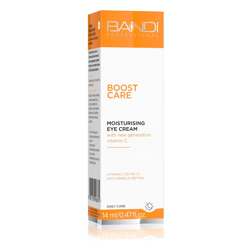 Bandi Boost Care Nawilżający Krem pod Oczy z Witaminą C Nowej Generacji na Dzień i na Noc 14ml