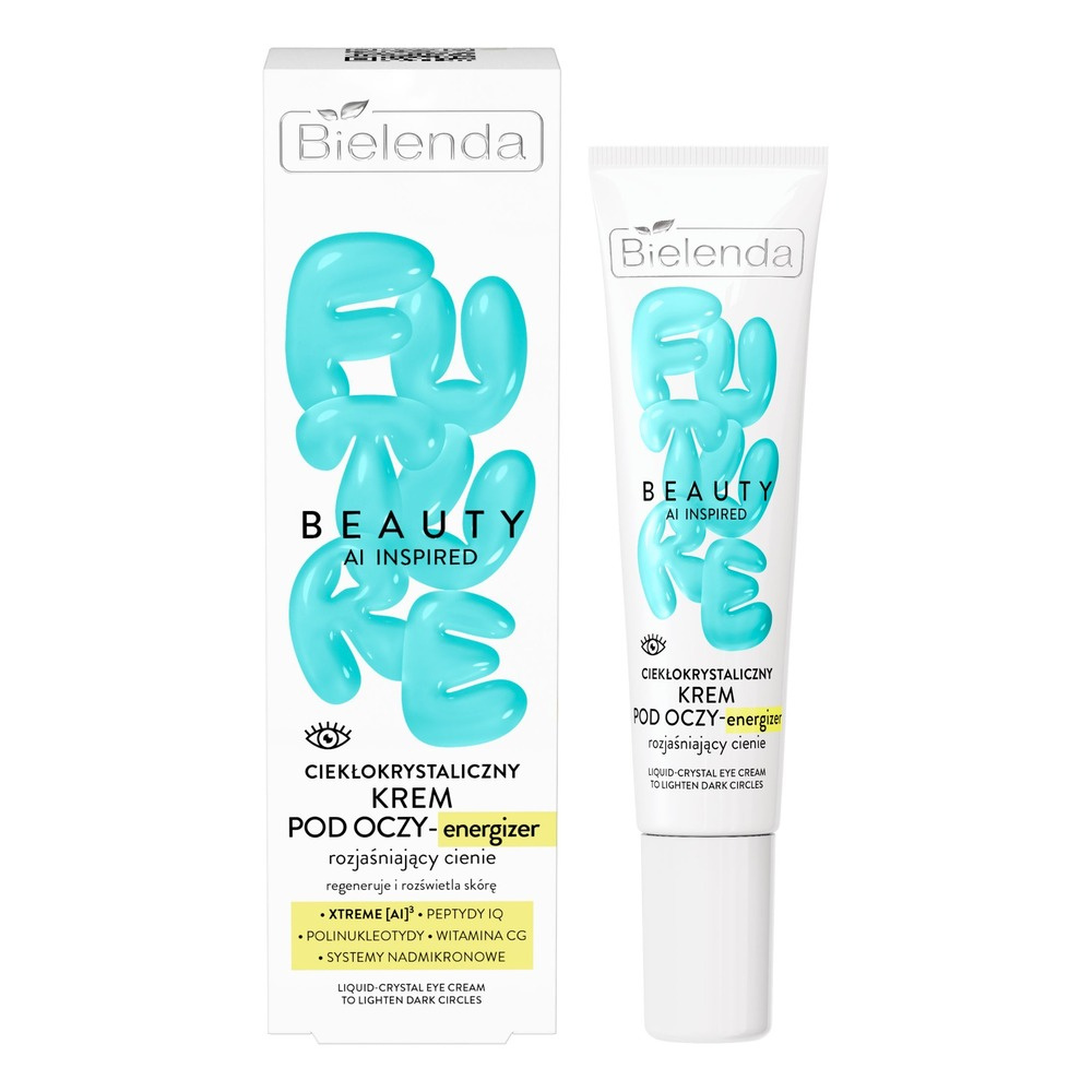 Bielenda Future Beauty Ciekłokrystaliczny Krem - Energizer pod Oczy Rozjaśniający Cienie na Dzień i na Noc 15ml