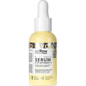 So!Flow Rozświetlające Serum Olejowe z 3% Witaminą C dla Skóry Szarej 30ml Best Before 17.10.26