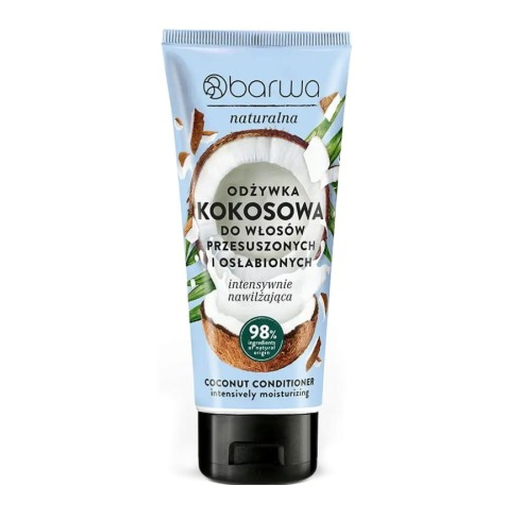 Barwa Naturalna Nawilżająca Odżywka Kokosowa dla Włosów Osłabionych i Suchych 200ml