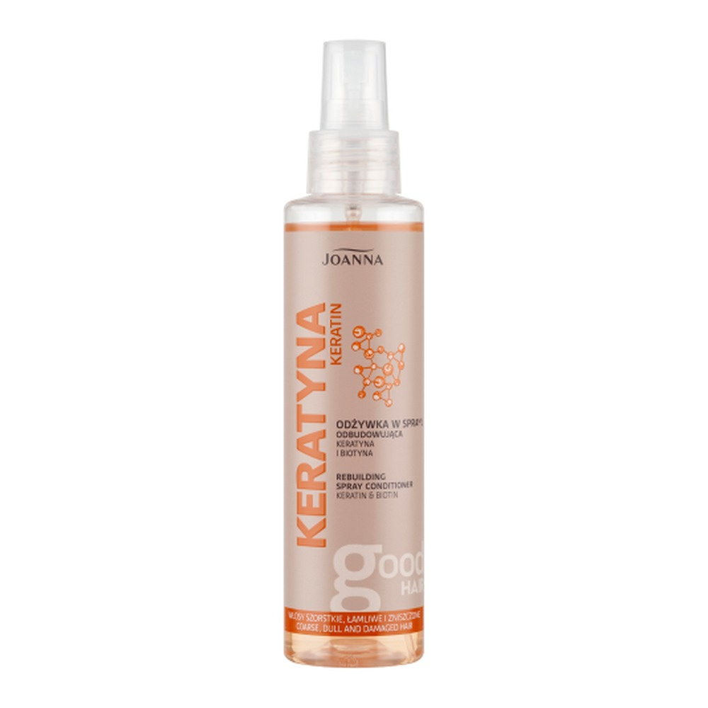 Joanna Keratyna Odżywka Odbudowująca w Spray'u dla Włosów Łamliwych i Zniszczonych 150ml