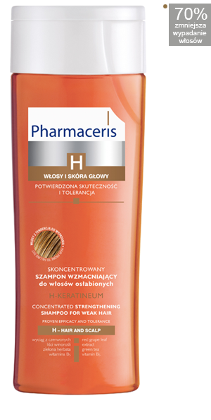 Pharmaceris Keratineum Skoncentrowany Szampon Wzmacniający Włosy Osłabione 250ml