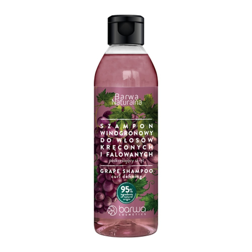 Barwa Naturalna Szampon Winogronowy dla Włosów Kręconych i Falowanych 300ml