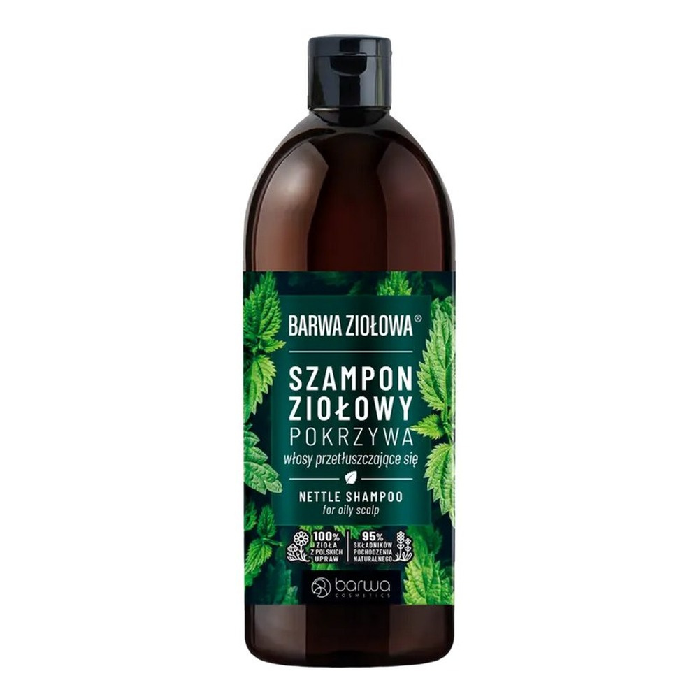 Barwa Barwa Ziołowa Szampon Ziołowy Pokrzywa dla Włosów Przetłuszczajacych się 480ml