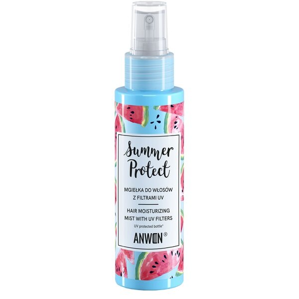 Anwen Summer Protect Nawilżająca Mgiełka do Włosów z Filtrami UV 100ml Best Before 31.08.24