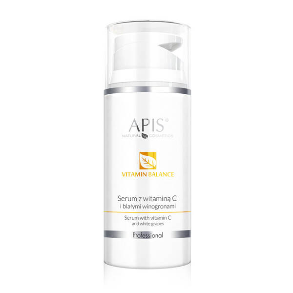 Apis Professional Vitamin Balance Serum z Witaminą C i Białymi Winogronami dla Skóry Suchej Wrażliwej i Naczynkowej 100ml