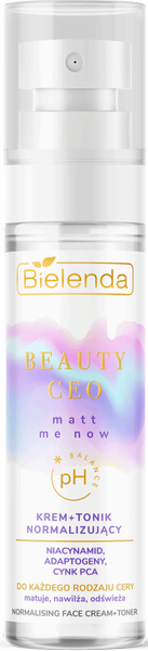 Bielenda Beauty Ceo Matt Me Now Normalizujący Krem Tonik dla Każdego Rodzaju Cery 75ml