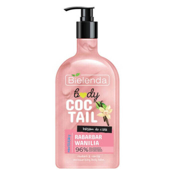 Bielenda Body Coctail Nawilżający Balsam do Ciała Rabarbar & Wanilia 400ml