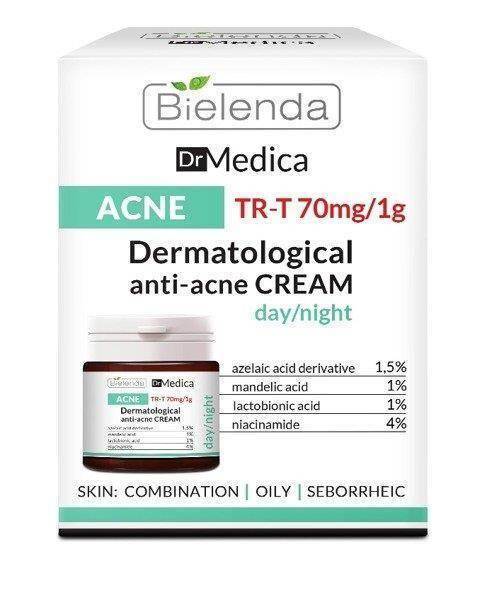 Bielenda Dr Medica Acne Przeciwtrądzikowy Krem do Twarzy do Cery Tłustej 50ml