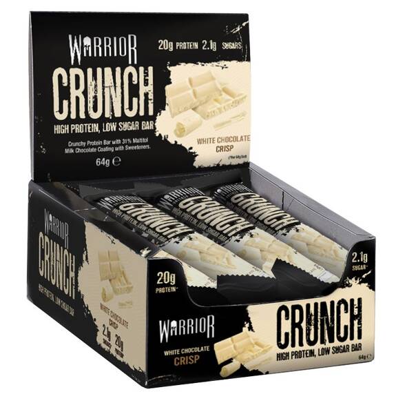 Crunch Bar, White Chocolate Crisp - 12 bars