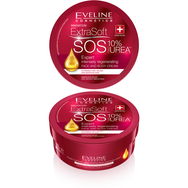 Eveline Extra Soft Sos Specjalistyczny Regenerujący Krem do Twarzy i Ciała 175ml