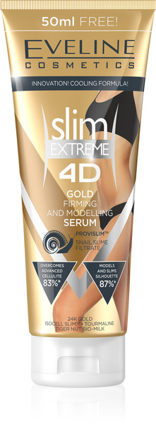 Eveline Slim Extreme 4D Złote Serum Wyszczuplające - Modelujące  250ml