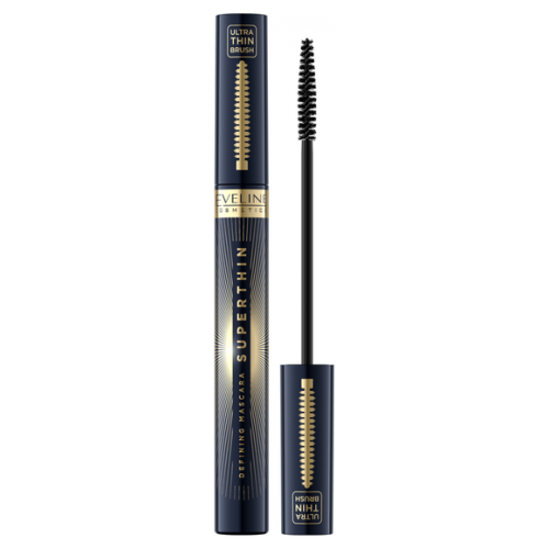 Eveline Superthin Defining Mascara Tusz do Rzęs z Precyzyjną Szczoteczką 6ml