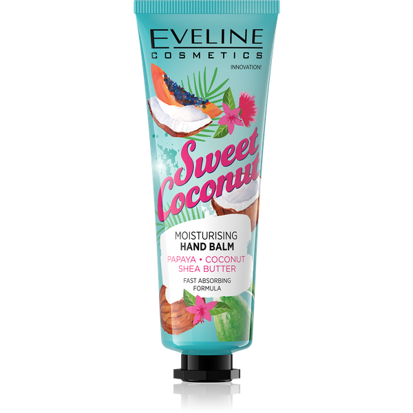 Eveline Sweet Hand Sweet Coconut Nawilżający Balsam do Rąk 50ml