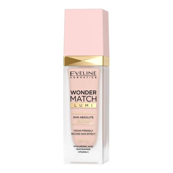 Eveline Wonder Match Lumi Rozświwtlający Podkład SPF20 Nr 05 Light 30ml