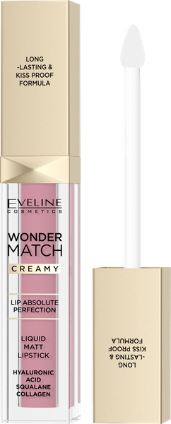 Eveline Wonder Match Matowa Pomadka w Płynie Nr 01 Angel Rose 6,8ml